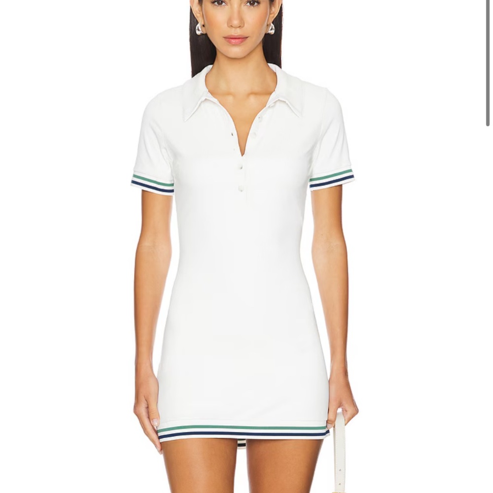 IVL collective polo tennis dress -Blanc de blanc colour